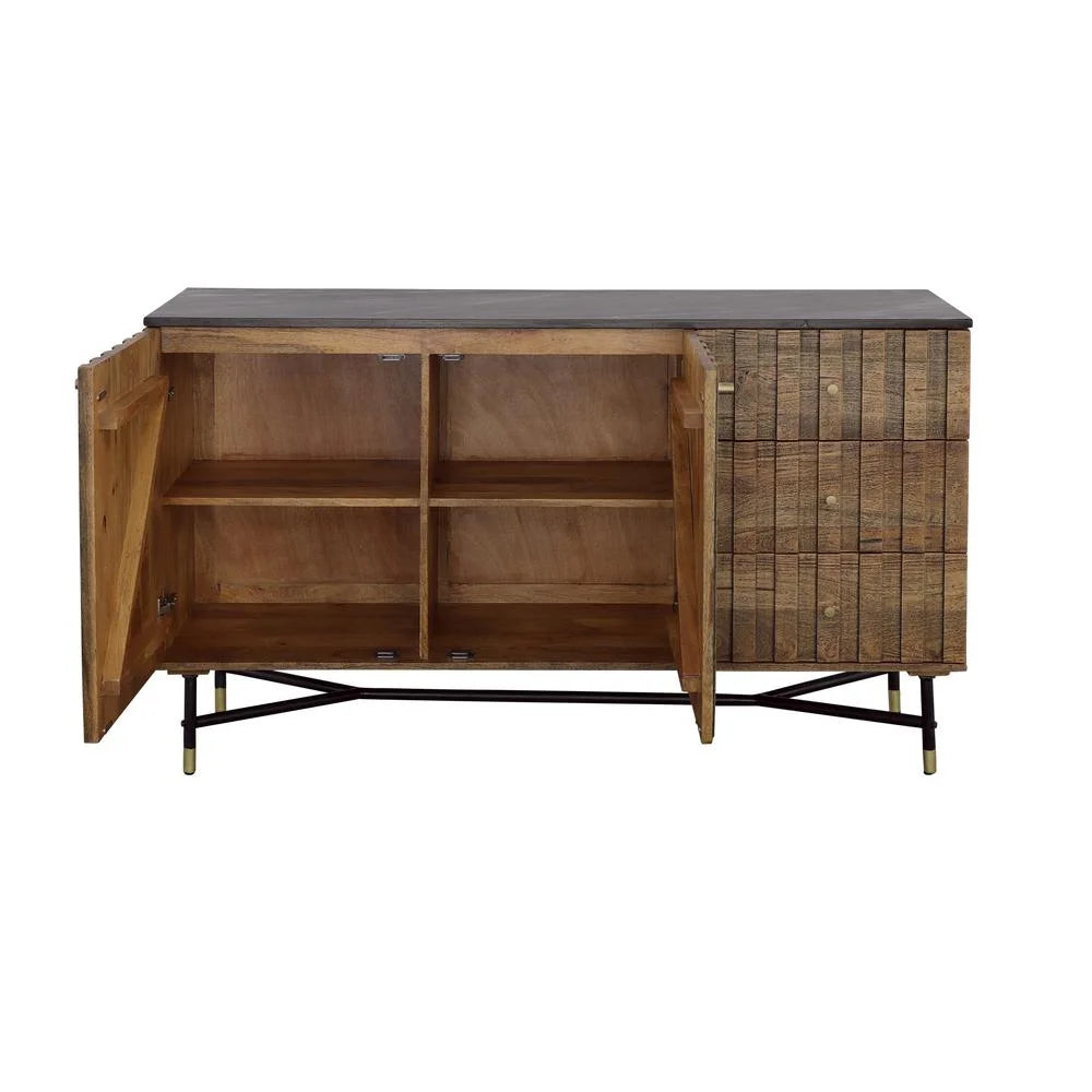 3-Drawer Solid Wood Credenza F51899