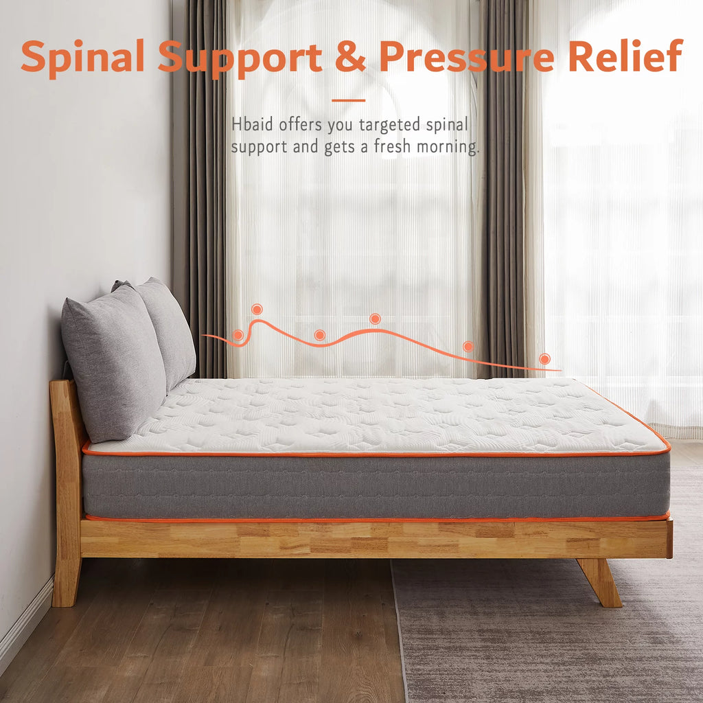 10 Inch Gel Memory Foam Innerspring Hybrid Twin Mattress Q9217