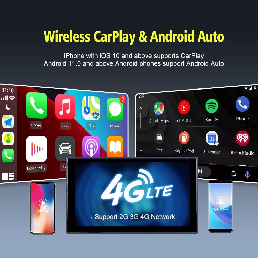 Wireless CarPlay Android Auto Adapter V795