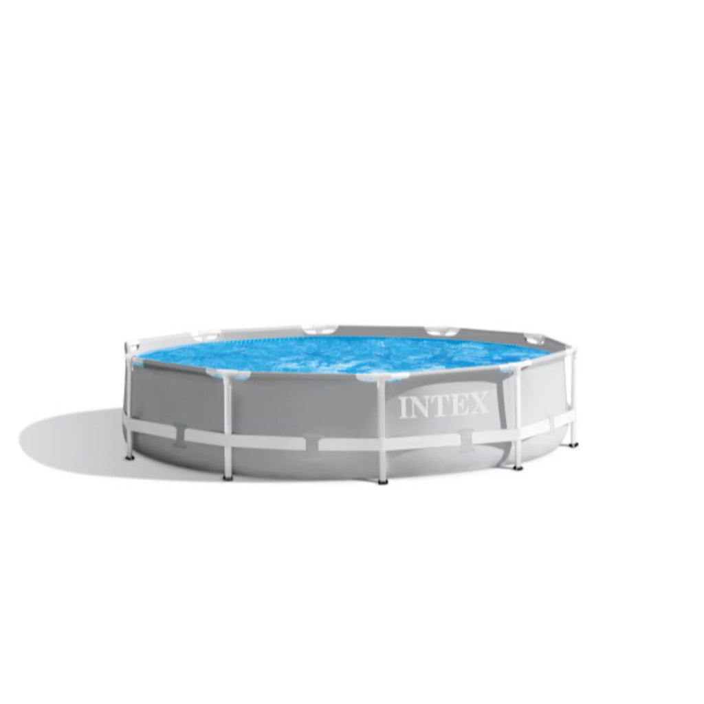 10ft x 30in Prism Frame Above Ground Swimming Pool with Filter Pump C6382