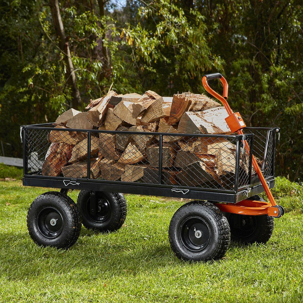 1200 lb. Capacity Steel Utility Cart with Removable Sides A3132