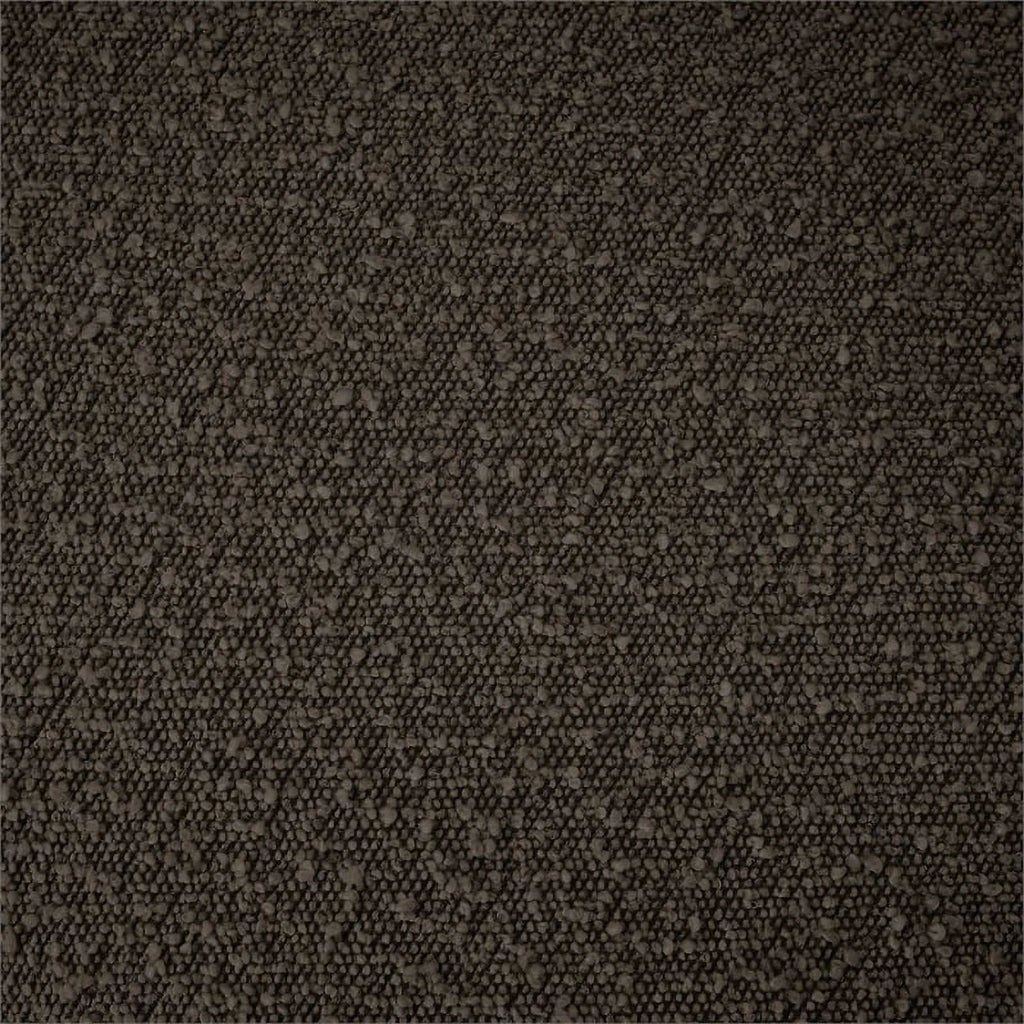 Brown Boucle Fabric Loveseat D669