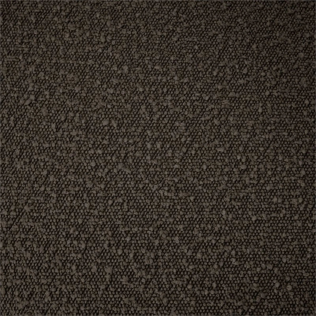 Brown Boucle Fabric Loveseat D669