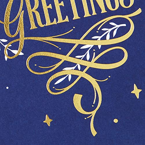 Boxed Christmas Cards Assortment, 6 Designs, 72 Cards with Envelopes Z28825