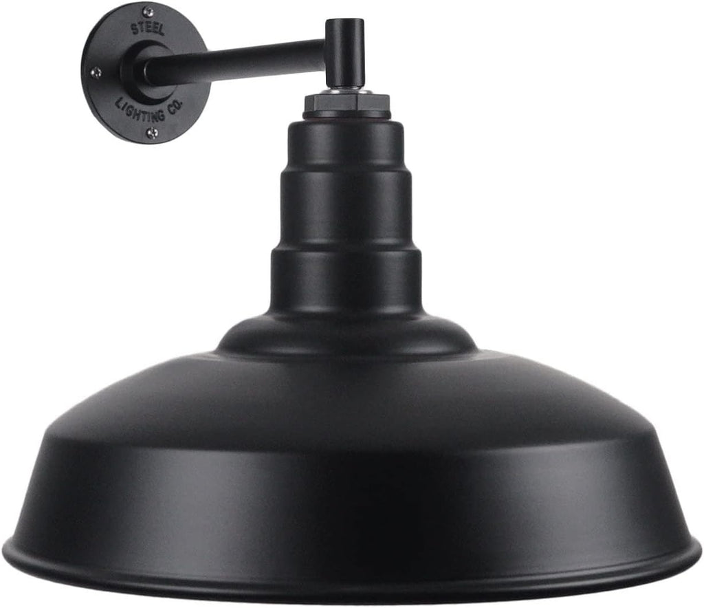 16 Dome 23 Gooseneck Galvanized Outdoor Wall Mounted Barn Light J6646