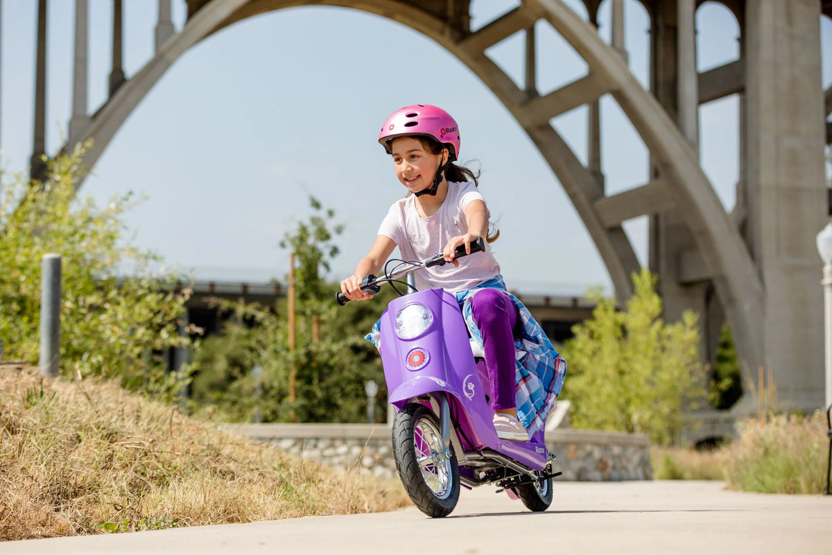 Purple Electric Scooter M2640