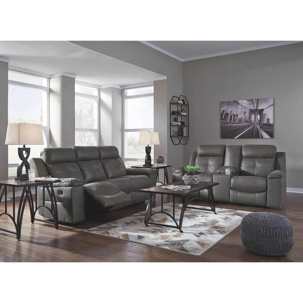 Dark Gray Reclining Sofa C7733