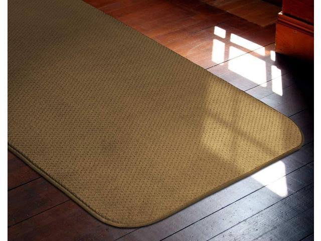 Bronze Gold 8 ft. x 48 in. Skid-Resistant Carpet Runner E333