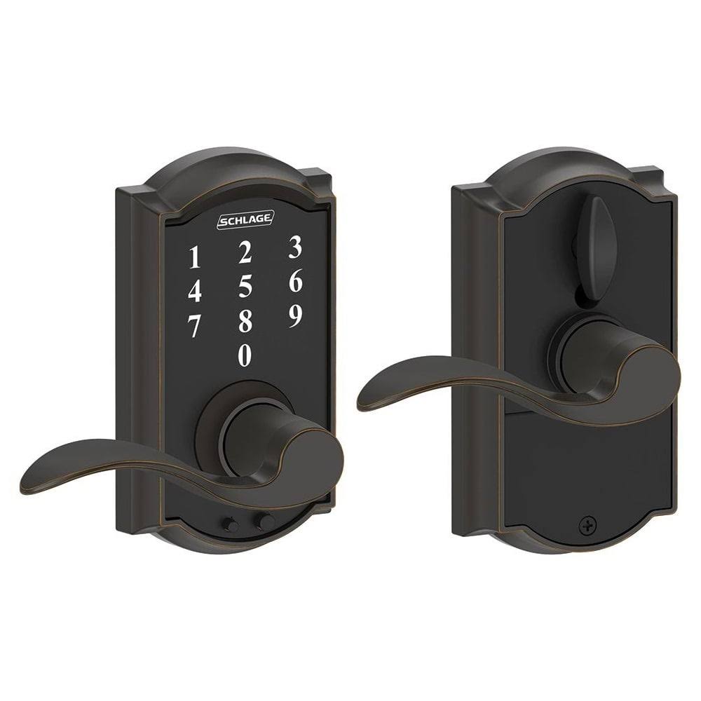 Bright Chrome Touch Lock with Accent Lever Z636073