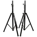 Rockville Tripod DJ Speaker Stands White Covers F842