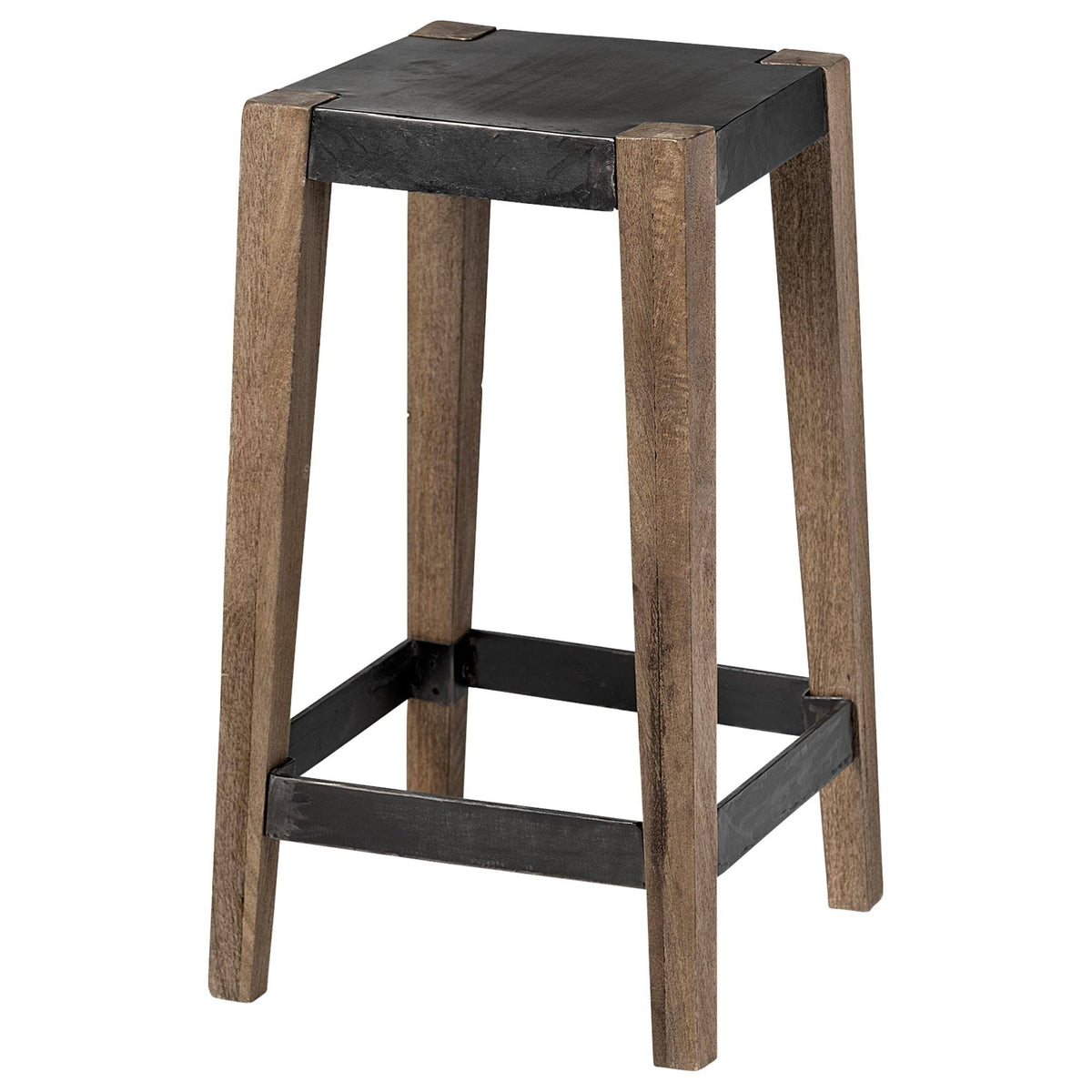 Brown Wood Stool K27886