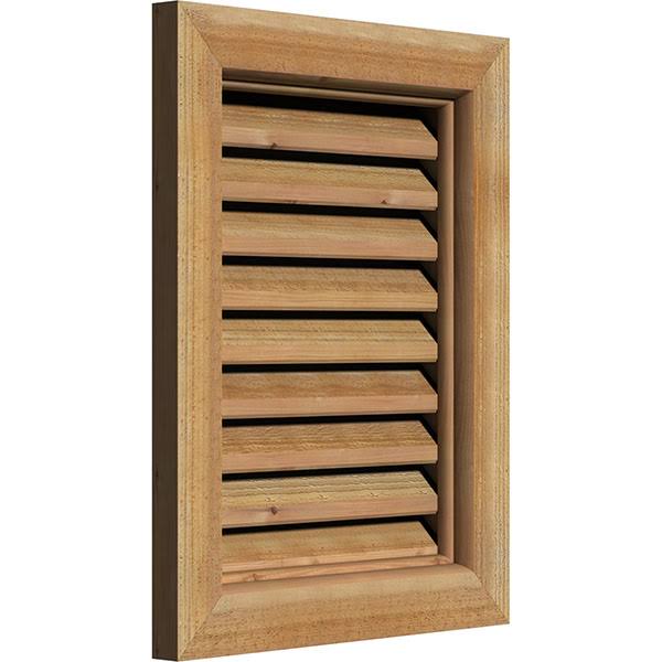 Unfinished Functional Rough Vertical Gable Vent O241