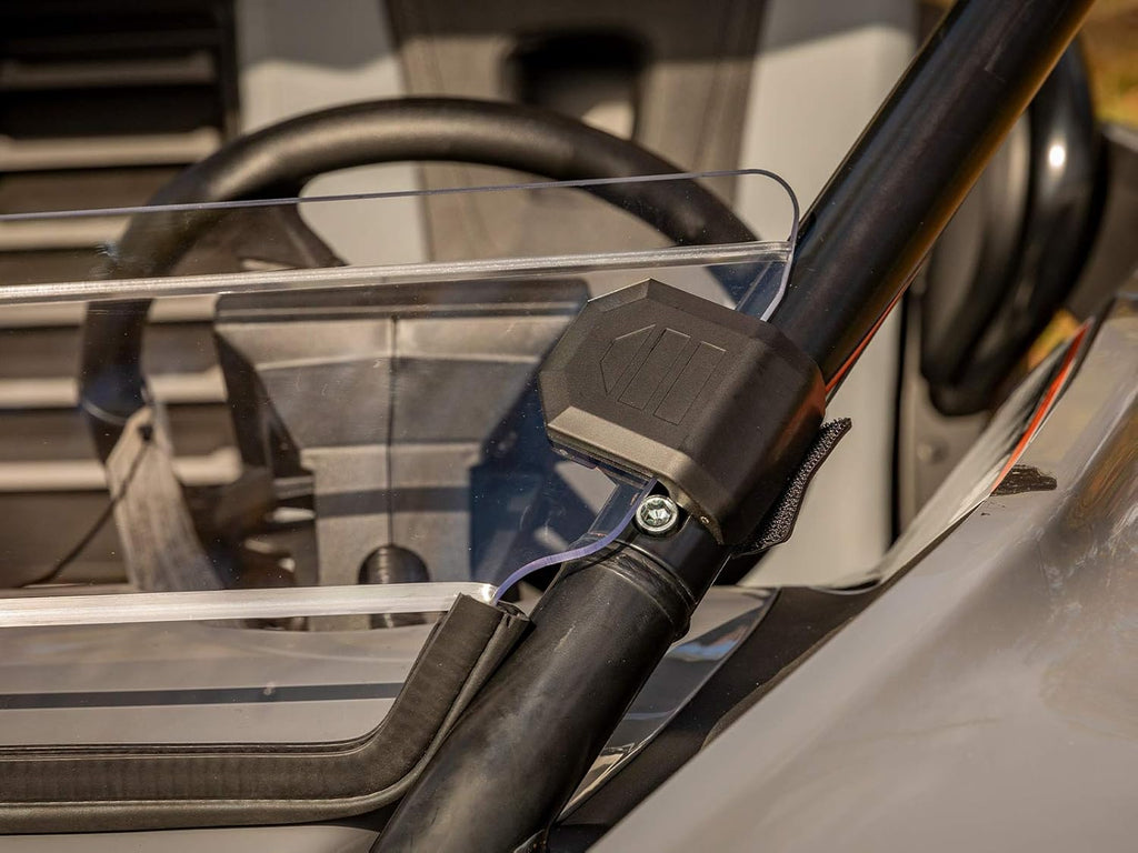 Clear 1/4 Polycarbonate Half Windshield Z87923