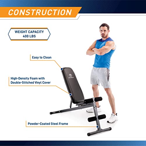 Black Exercise Utility Bench C312