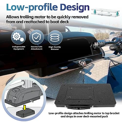 Quick Release Bracket for Trolling Motor Mounting Bracket L208