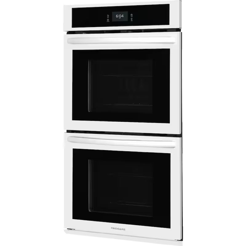 Double Electric Built-In Wall Oven with Convection in White S9005