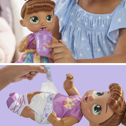 Brown Hair Baby Doll Playset, 11 Inches Q7402