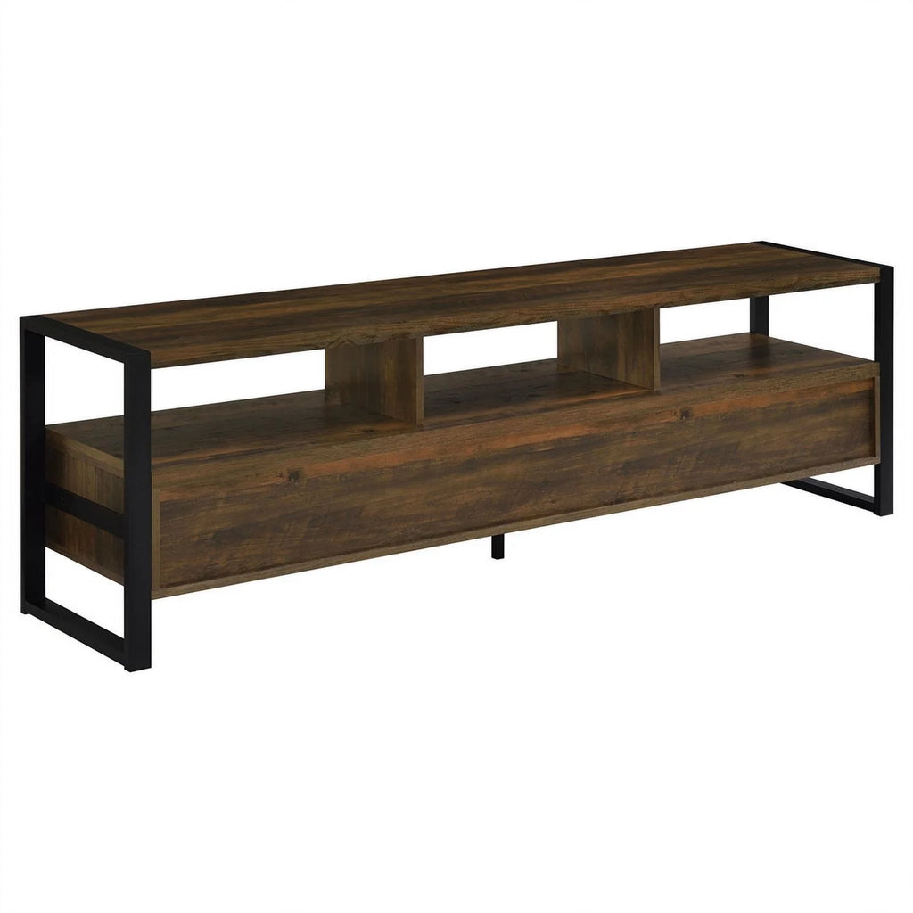 3-Drawer Farmhouse Wood TV Stand U7950