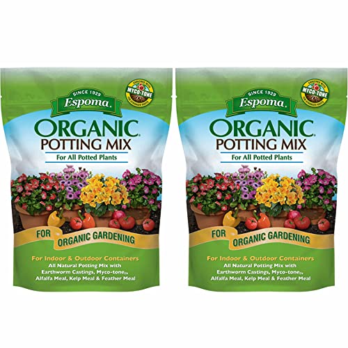 Organic Potting Soil Mix 8qt Pack of 2 M610068