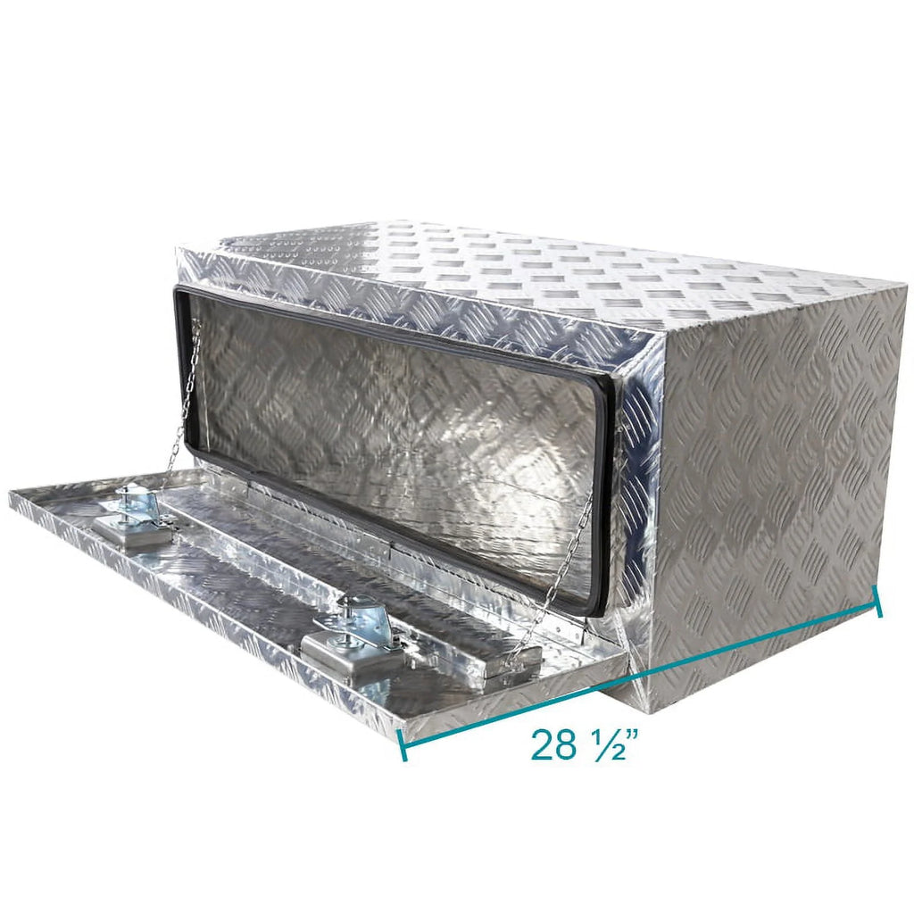 Aluminum Truck Bed Storage Tool Box with Lock V686