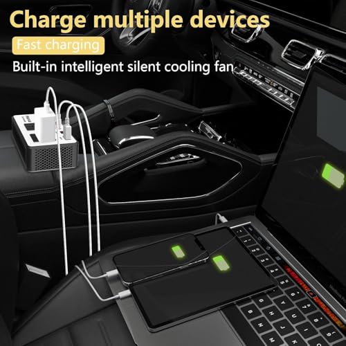 300W Car Power Inverter 12V to 110V U7586