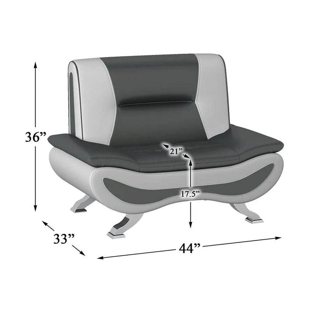 Faux Leather Accent Chair Q32434