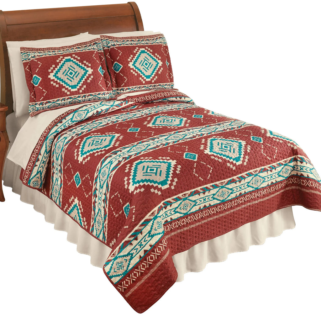 Southwest Aztec Pattern Quilt P3495
