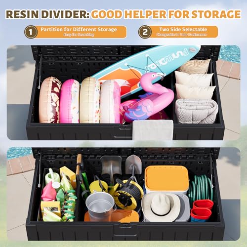 120 Gallon Waterproof Resin Deck Box E867