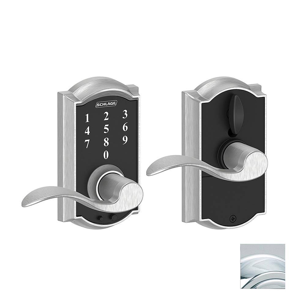 Bright Chrome Touch Lock with Accent Lever Z636073