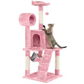 Plush Cat Tree Condo with Hammock Tunnel R16379
