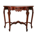 Walnut Half Moon Wall Table S187
