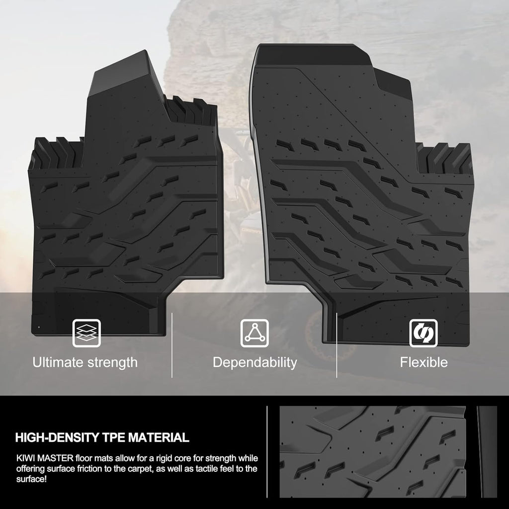 All Weather TPE Floor Mats Black X6603