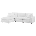 White Velvet Sectional Sofa Set P545530