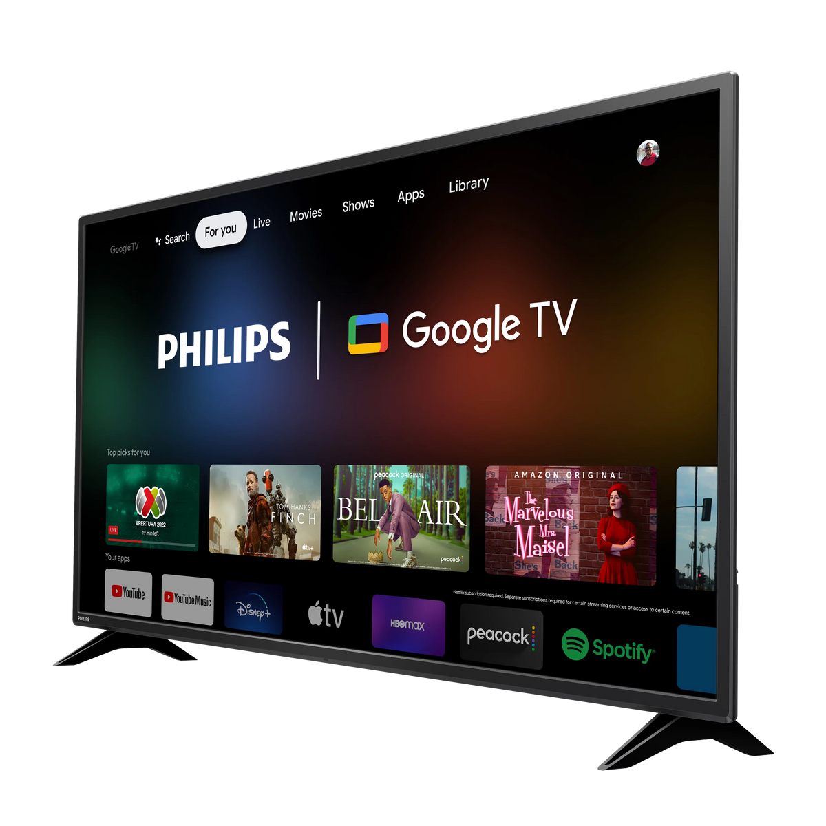 50 Class 4K Ultra HD Google Smart LED TV D2144