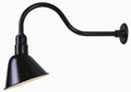 Black 1-Light Outdoor Wall Sconce K6297