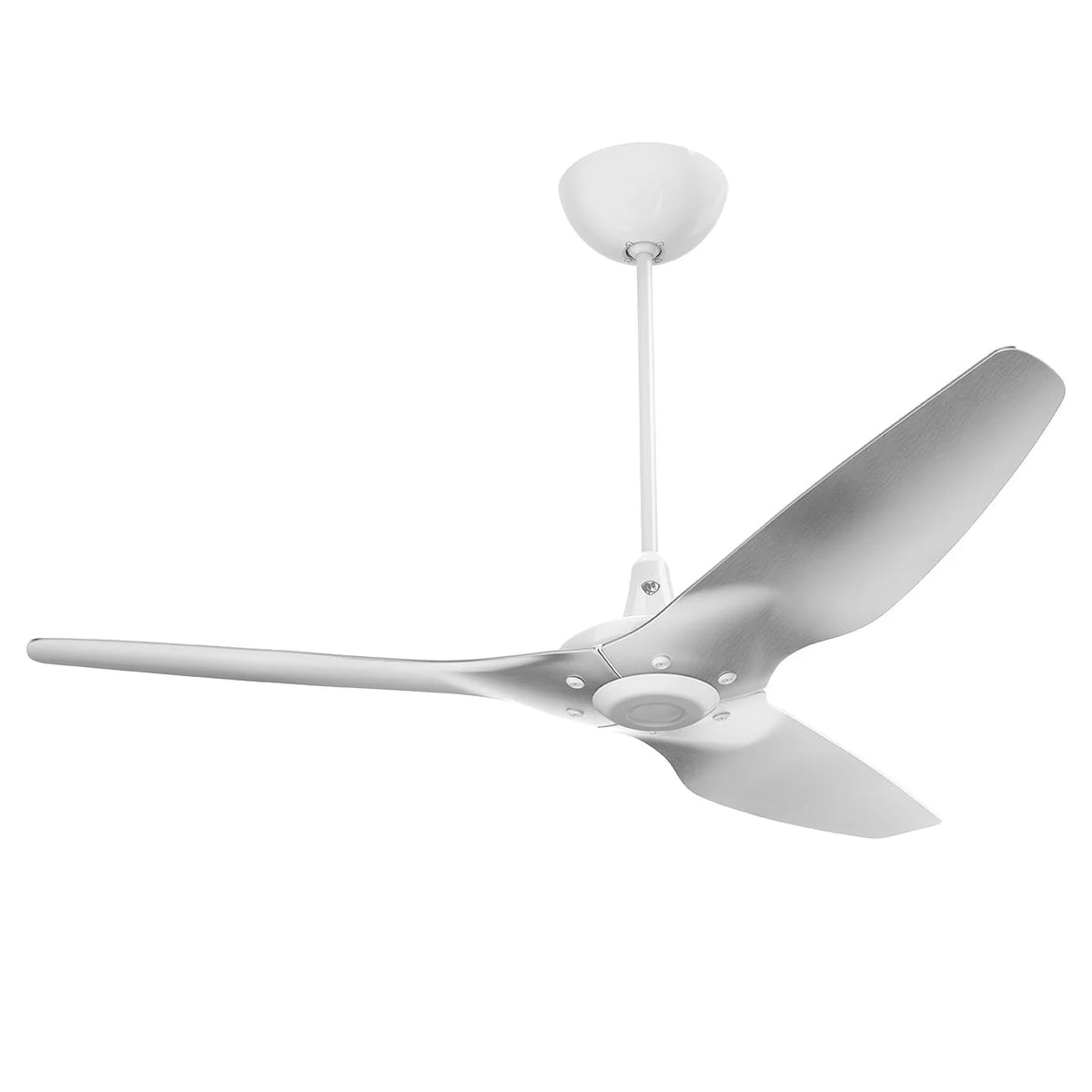 60 Ceiling Fan with Brushed Aluminum Blades and White Finish S939103