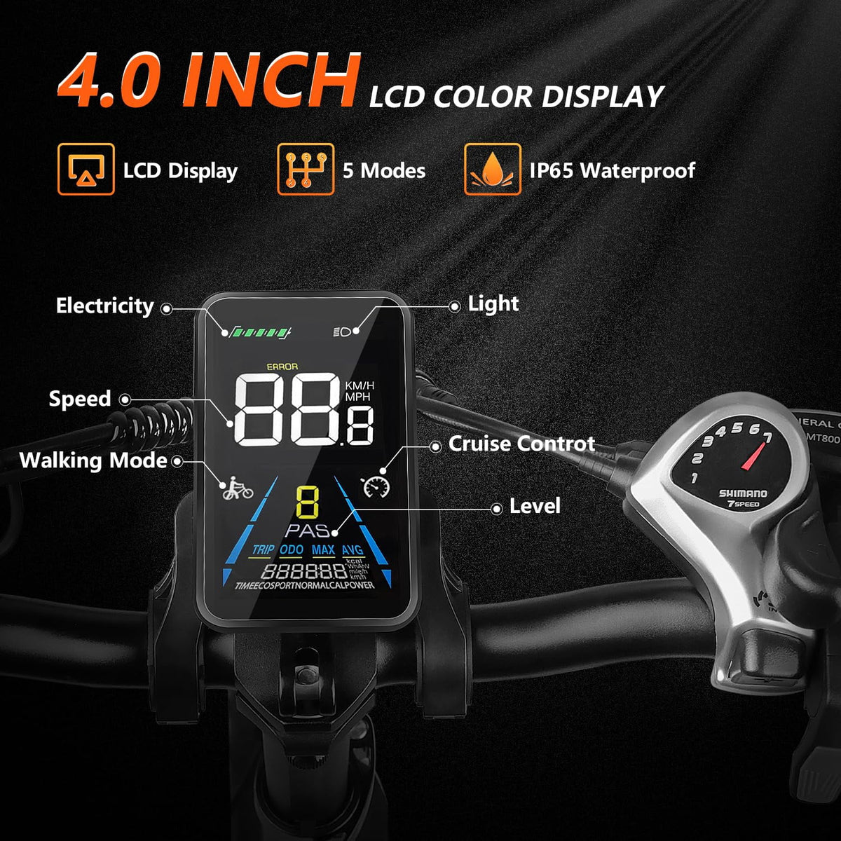 Foldable Electric Bike 52V 15AH Removable Battery Full Suspension J78938