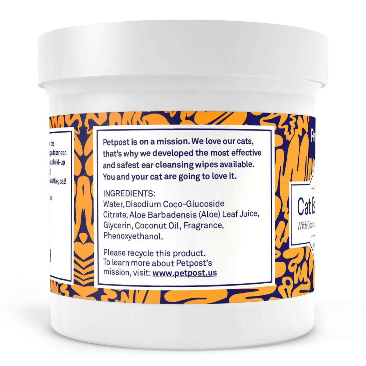 Coconut Oil Ear Cleaner Wipes A8693