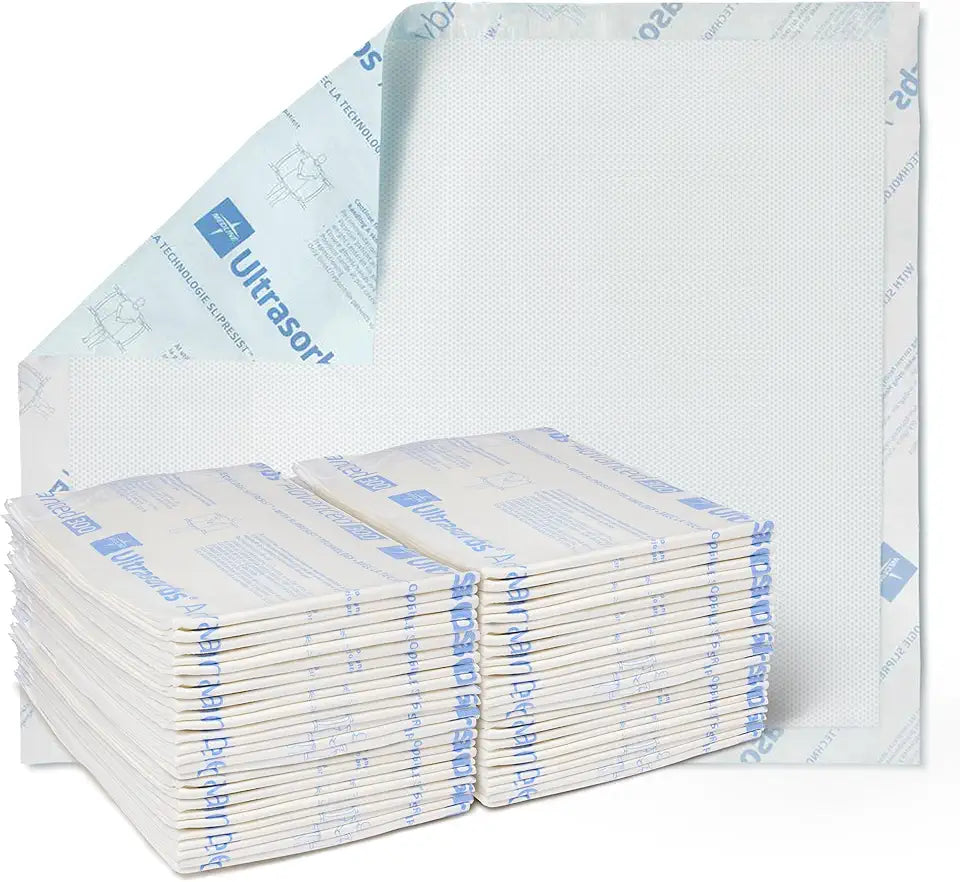 Super Absorbent Disposable Incontinence Bed Pads, 30" x 36", 70 Count M462