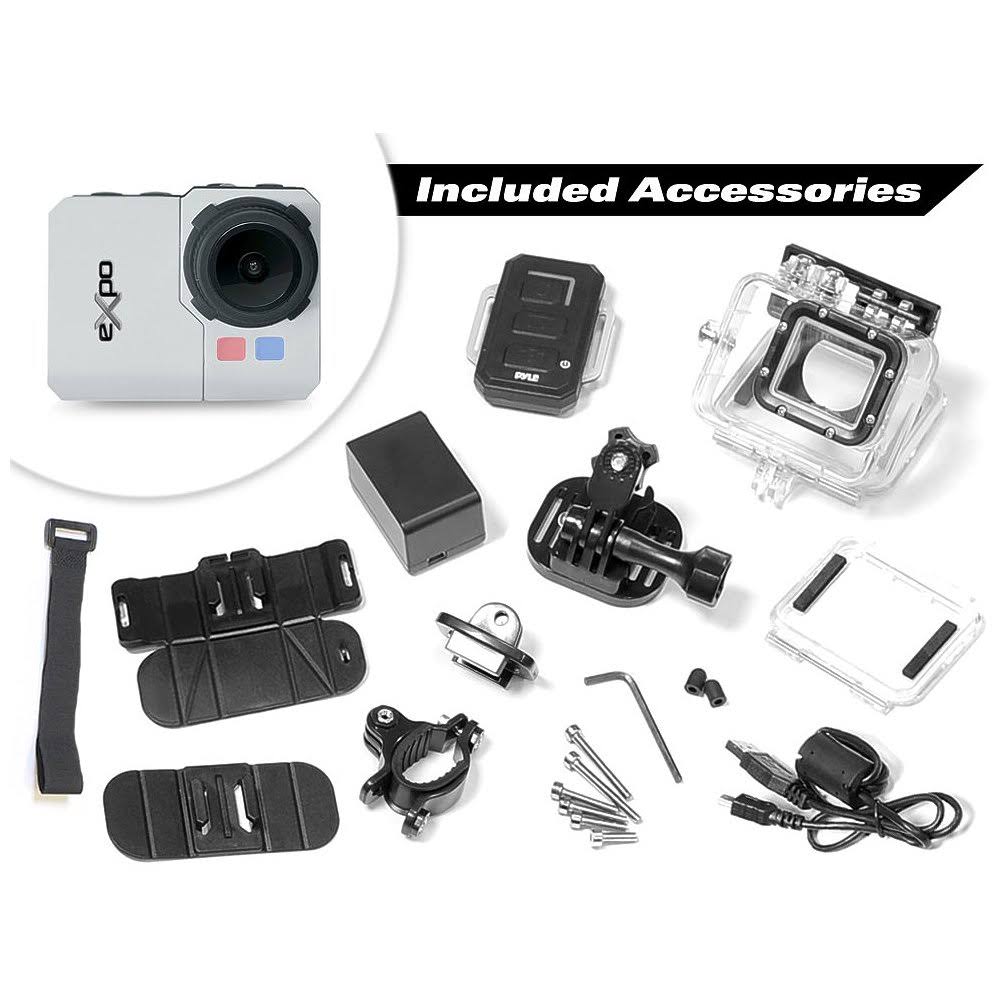Hi-Res Action Cam with Full HD 1080p Video, 20 Mega Pixel Camera W95264