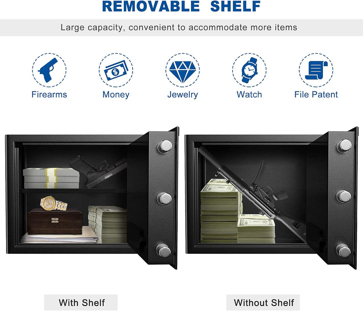 Small Steel Safe Box with LCD Digital Screen K2625
