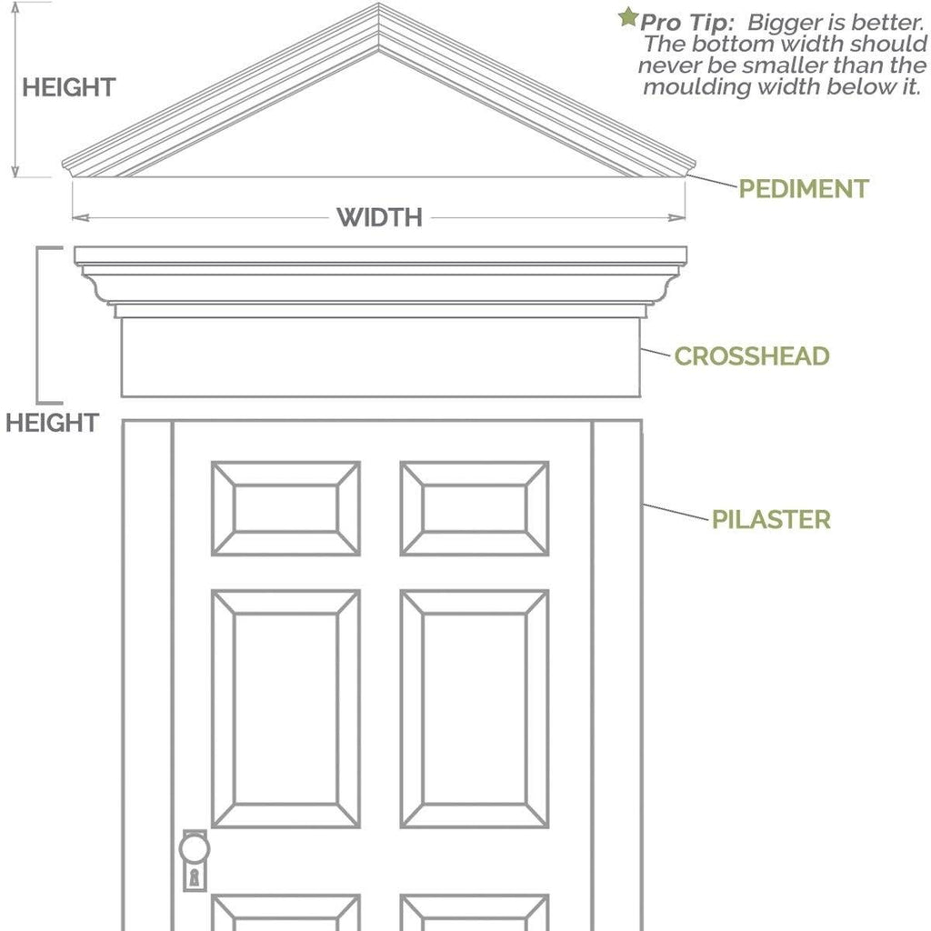 PVC Pilaster with Capital and Base (Pair) B502