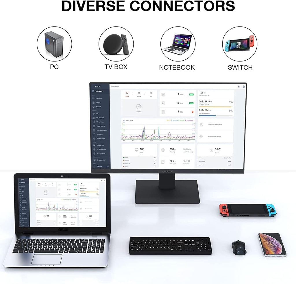 24 inch IPS FHD 1080p 75Hz Computer Monitor X615546
