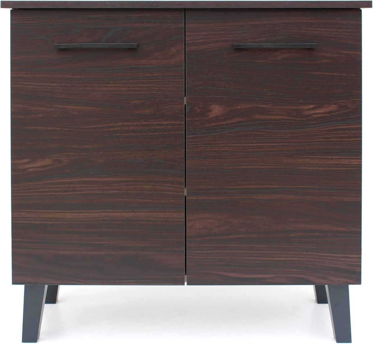 Modern 3-Shelf Faux Wood Cabinet A906727