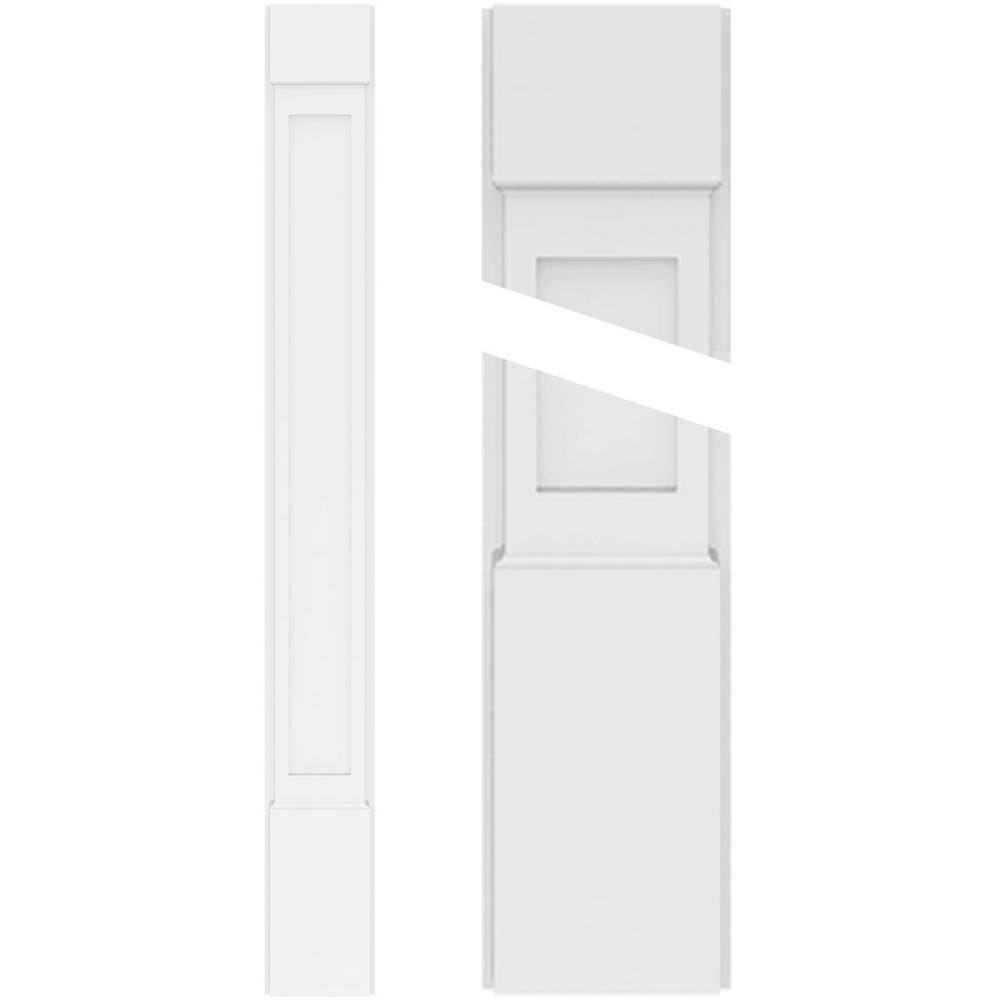 PVC Pilaster with Capital & Base (Pair) N6681