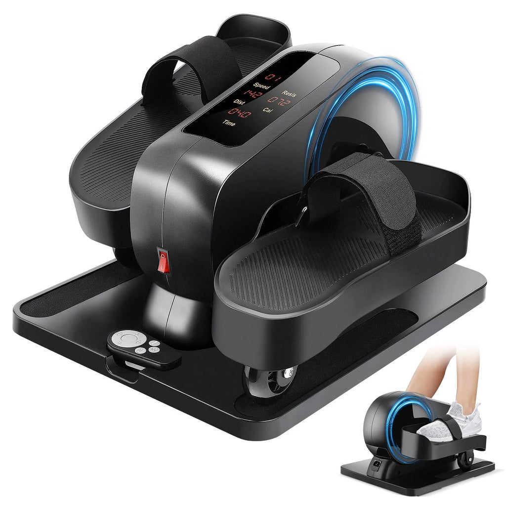 Under Desk Elliptical Machine with Remote Control, 12 Speed 9 Resistance D449594