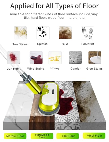 Cordless Electric Spin Mop with Water Spray Y3699