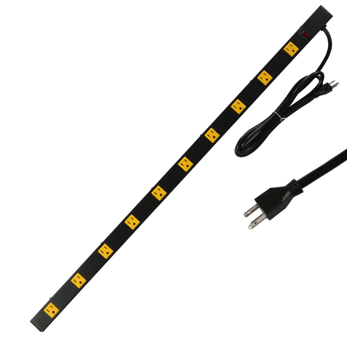 Surge Protector Power Strip with Outlets and USB Charging Ports 6-Foot Cord Black G942