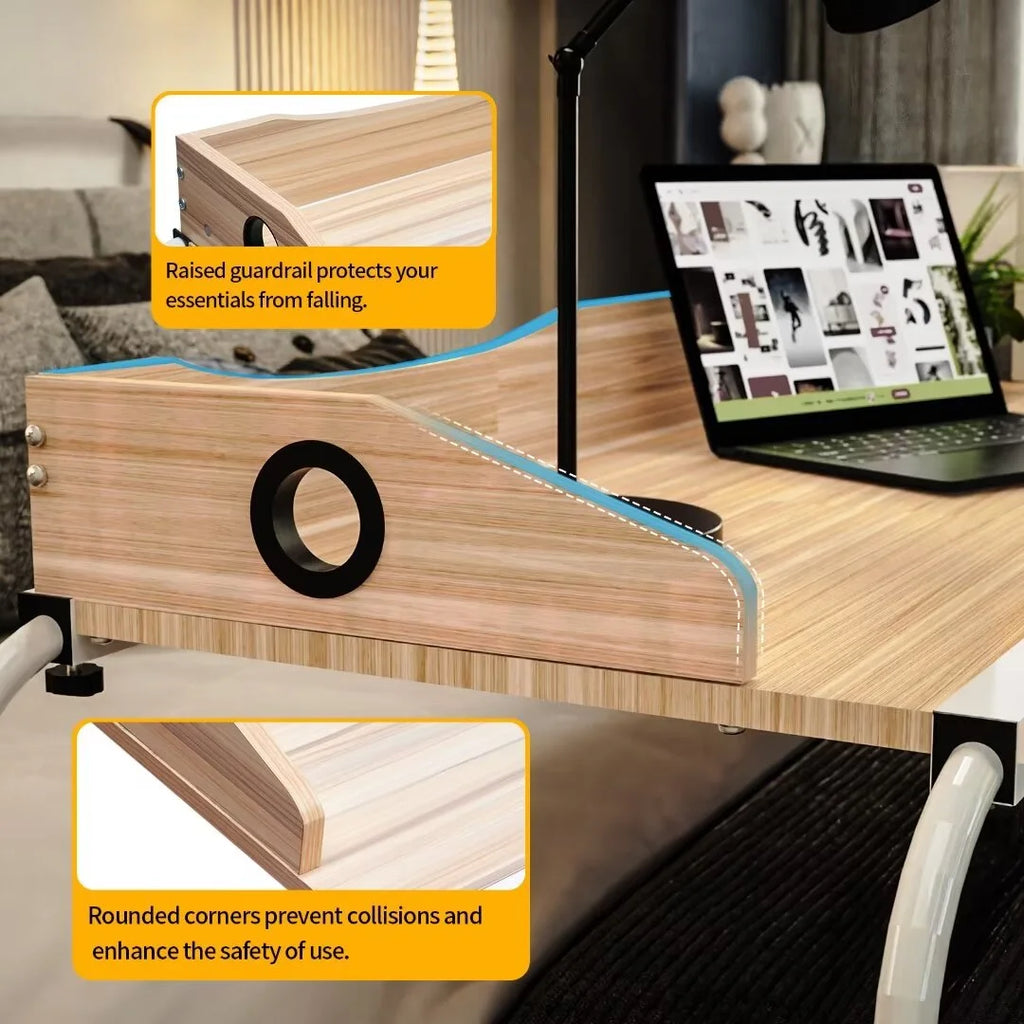 Height Adjustable Overbed Table with Wheels X3391