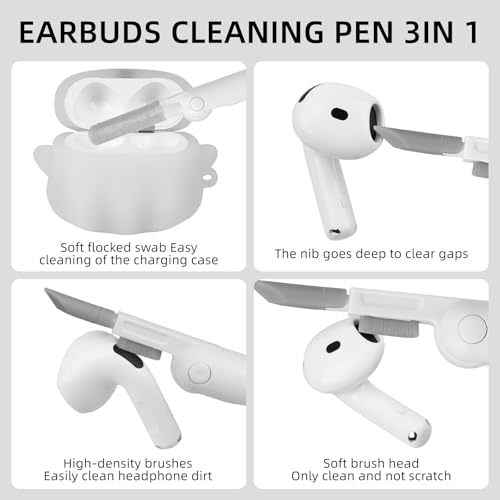 Glow in The Dark Soft Silicone Case Cover for AirPods 4 E718